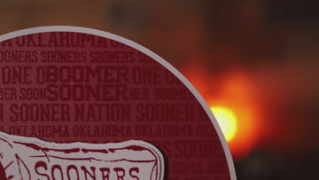 Oklahoma Sooners CRAFT SERIES 3D Embossed Metal Wall Art