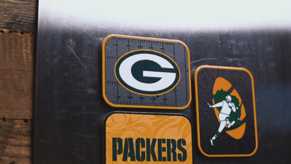 Green Bay Packers - SET of 3 Magnets