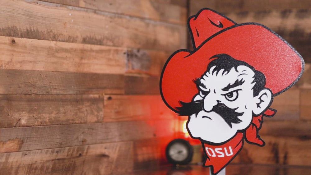 Oklahoma State Cowboys "Pistol Pete" 3D Metal Wall Art