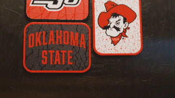 Oklahoma State Cowboys - SET of 3 Magnets