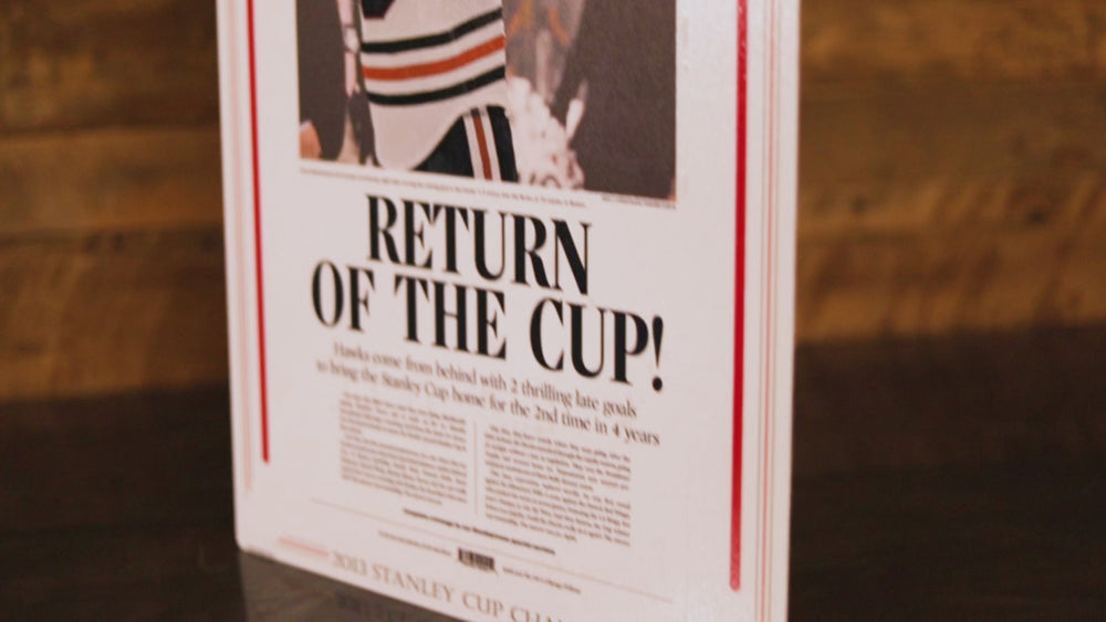 Chicago Tribune Blackhawks 2013 STANLEY CUP Front Page - JUNE 25, 2013