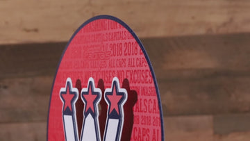 Washington Capitals CRAFT SERIES 3D Embossed Metal Wall Art