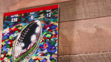 Tampa Bay Buccaneers Personalized Super Bowl LV Ticket Stub Single Layer Metal Wall Art