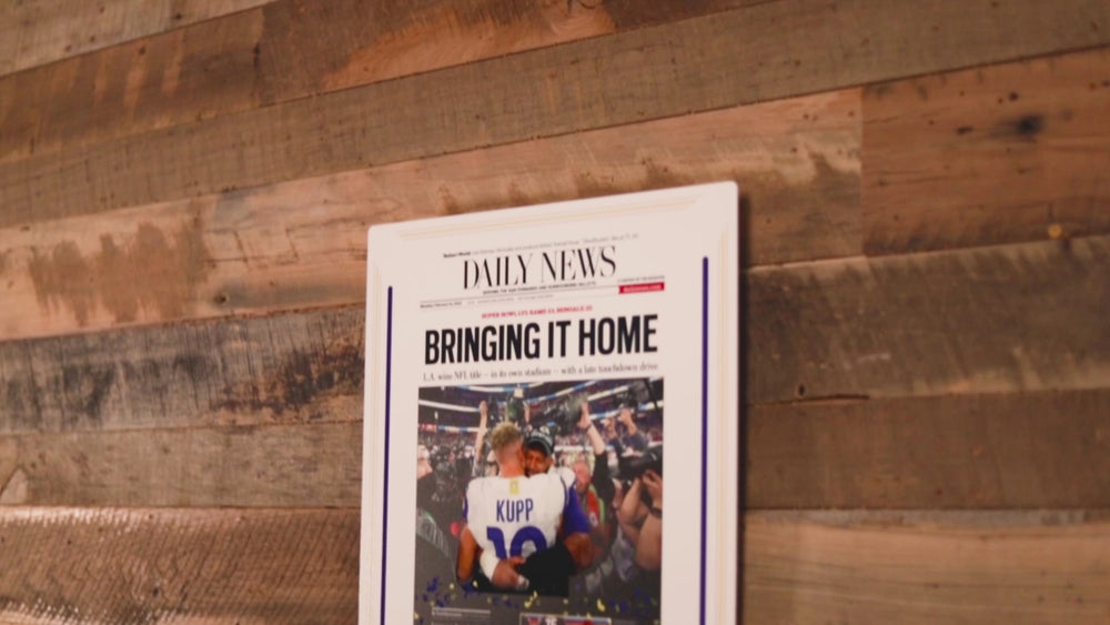 Daily News Los Angeles Rams LVI SUPER BOWL Front Page - FEB 14, 2022