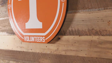 VARSITY Collection- SINGLE Layer Tennessee Volunteers Metal Wall Art