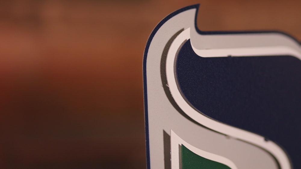 Hartford Whalers 3D Vintage Metal Wall Art