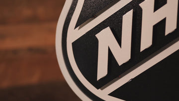 NHL National Hockey League Shield 3D Vintage Metal Wall Art