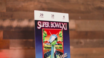Las Vegas Raiders Super Bowl XI Ticket Stub Single Layer Metal Wall Art