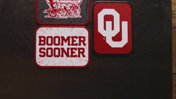 Oklahoma Sooners - SET of 3 Magnets