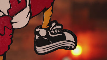 Louisville Cardinals "Dunking Cardinal Bird" 3D VAULT Metal Wall Art