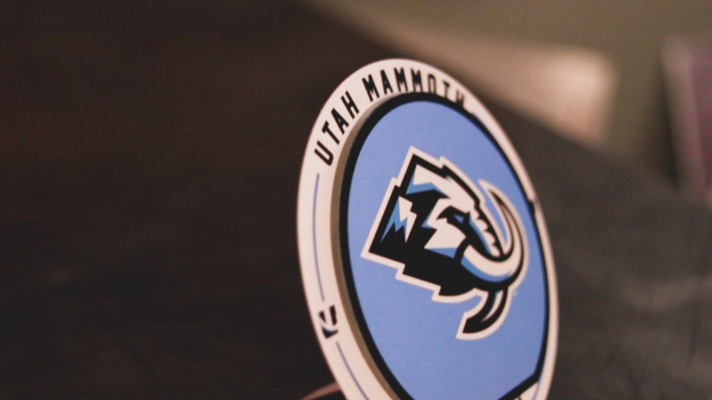 Utah Mammoth "Double Play" On the Shelf or on the Wall Art