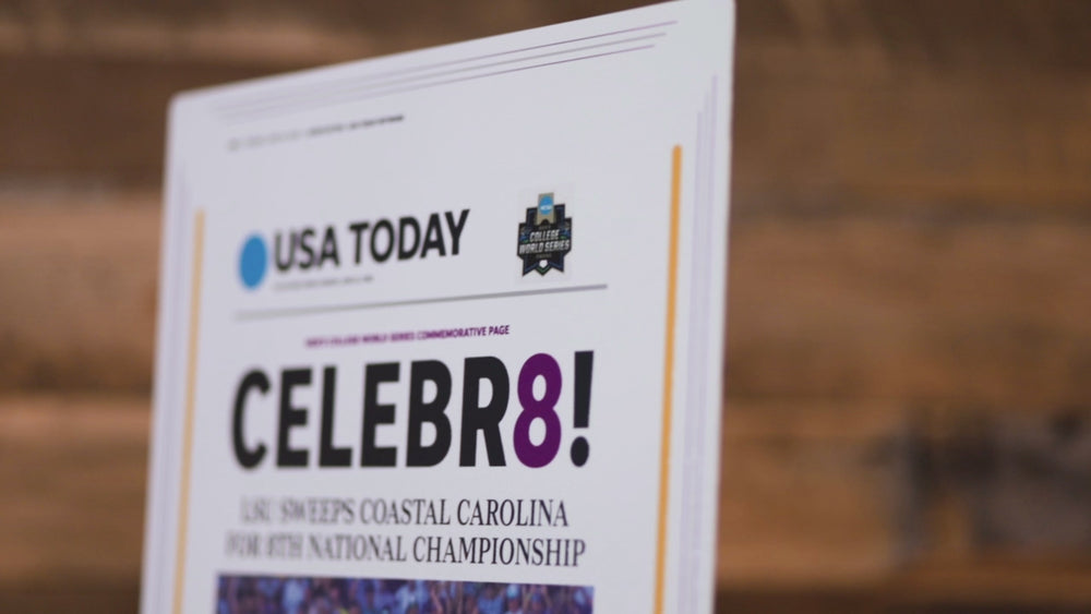 USA Today LSU Tigers 2025 NATIONAL CHAMPIONS Front Page - June 22, 2025