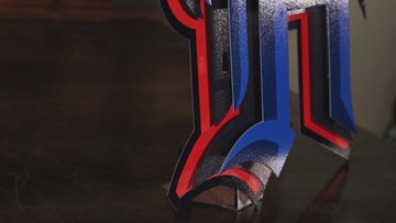 Houston Texans "H" 3D Vintage Metal Wall Art