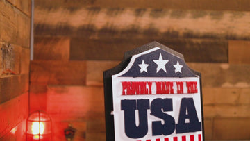 Proudly Made in the USA! 3D Vintage Metal Art