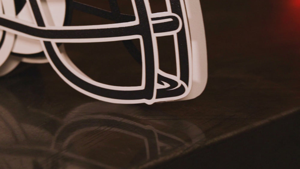 Texas Tech Red Raiders BLITZ COLLECTION - 8 LAYER Helmet 3D Metal Wall Art