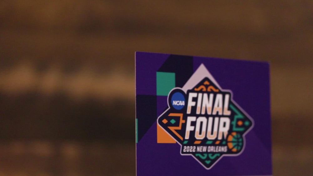 Kansas Jayhawks 2022 National Basketball Championship Ticket Stub Single Layer Metal Wall Art