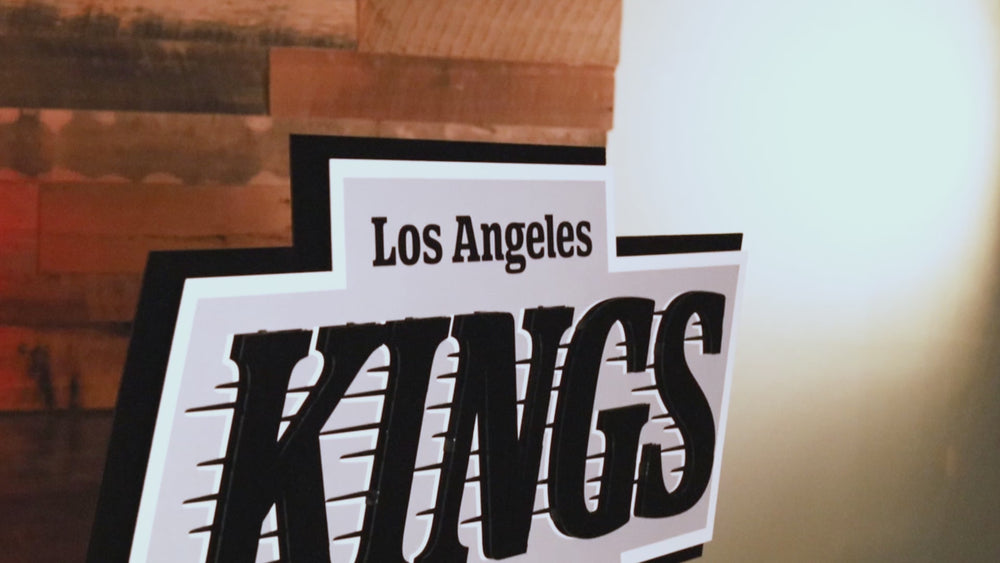 Los Angeles Kings 3D Vintage Metal Wall Art