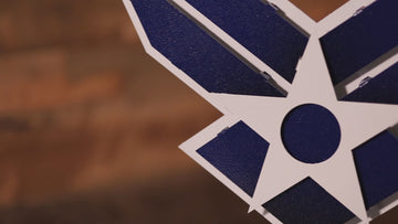 United States Air Force Symbol 3D Metal Wall Art