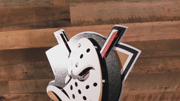 Anaheim Ducks "Mighty Duck" 3D Vintage Metal Wall Art