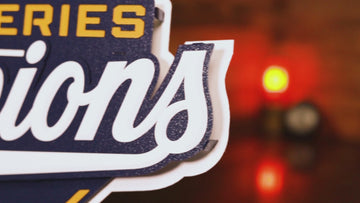 Milwaukee Brewers 2026 World Series Champions 3D Vintage Metal Wall Art