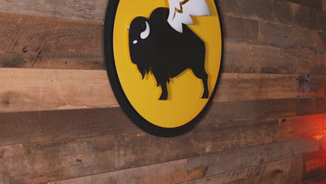 Buffalo Wild Wings 3 Dimensional "BUG" Metal Wall Art