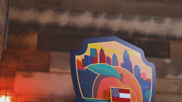 Georgia State Badge 3D Metal Wall Art