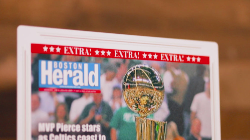 Boston Herald Celtics 2008 NBA FINALS Front Page - JUNE 18, 2008