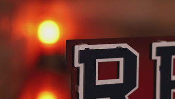 Mississippi Rebels Script 3D Vintage Metal Wall Art