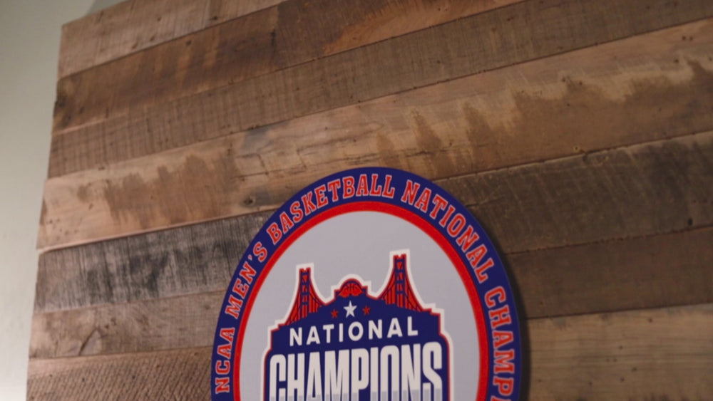 VARSITY Collection- 2025 National Champs SINGLE Layer Florida Gators Metal Wall Art