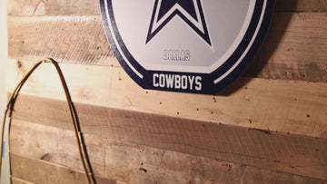 VARSITY Collection- SINGLE Layer Dallas Cowboys Metal Wall Art