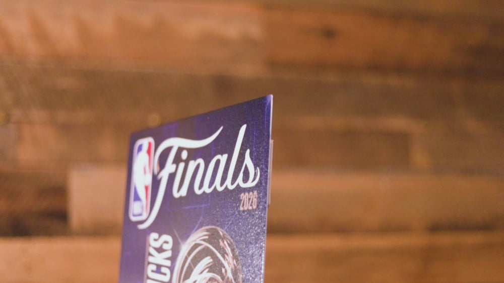 New York Knicks Personalized GAME 4 2026 NBA Finals Ticket Stub Single Layer Metal Wall Art