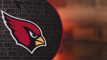 Arizona Cardinals CRAFT SERIES  3D Embossed Metal Wall Art