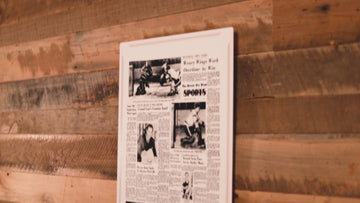 Detroit Free Press Red Wings 1954 Stanley Cup Front Page - APRIL 17, 1954