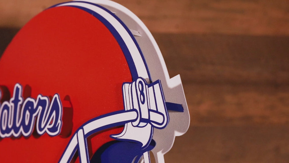 Florida Gators BLITZ COLLECTION - 8 LAYER 3D Metal Wall Art