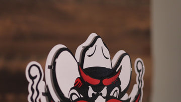 Texas Tech "RAIDER RED" 3D Vintage Metal Wall Art