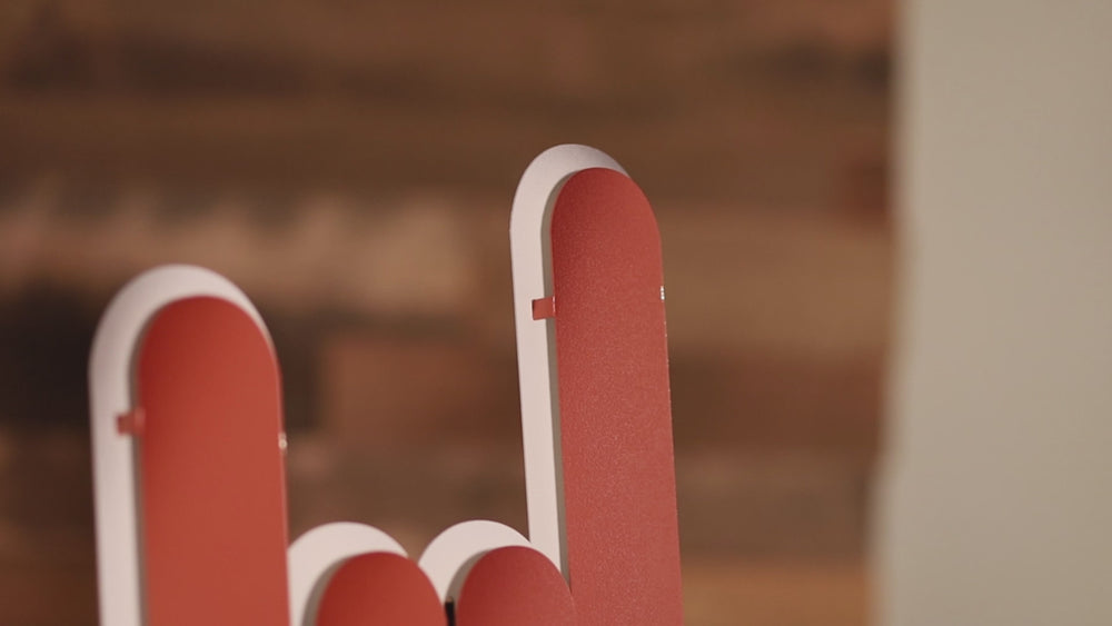 Texas Longhorns "Hook'em Horns" Hand Sign 3D Wall Art