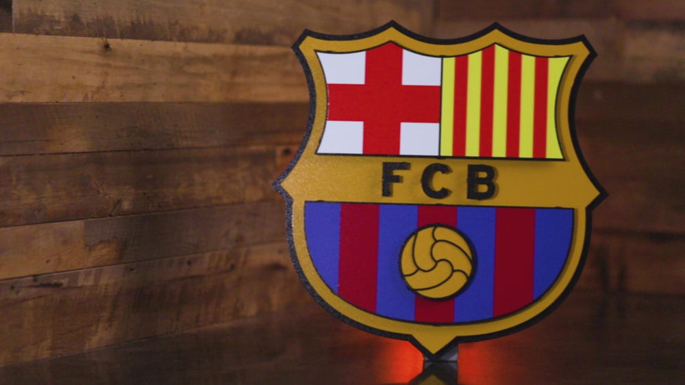 FC Barcelona 3D Vintage Metal Wall Art