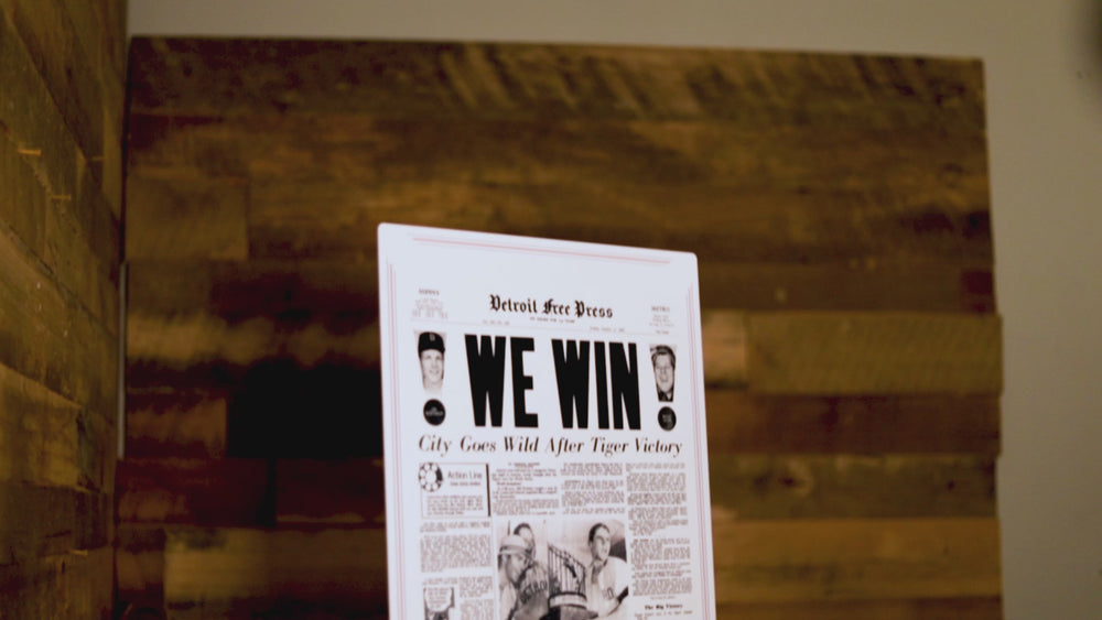 Detroit Free Press Tigers 1968 WORLD SERIES Front Page - OCT 11, 1968