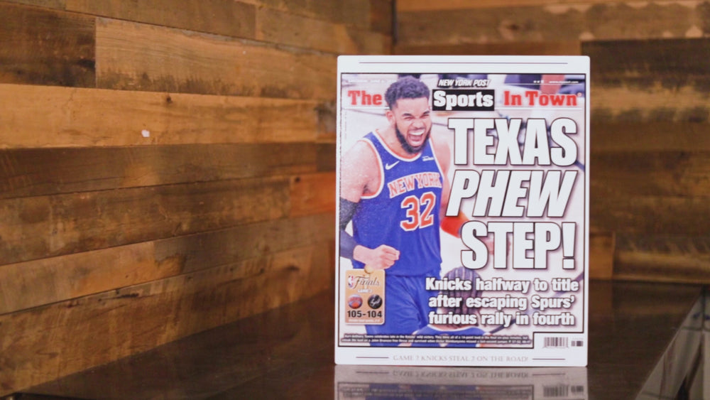 New York Post Knicks 2026 NBA Finals GAME 2 Front Page - JUNE 6, 2026