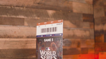 Los Angeles Dodgers 2024 World Series Ticket Stub Single Layer Metal Wall Art