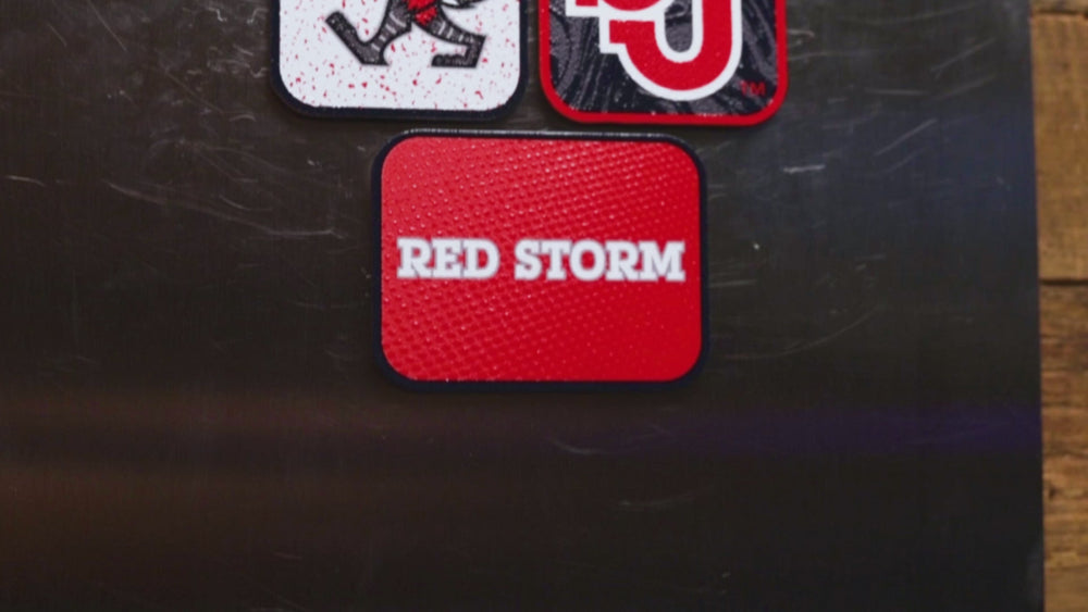 St John's Red Storm - SET of 3 Magnets