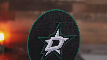 Dallas Stars CRAFT SERIES 3D Embossed Metal Wall Art