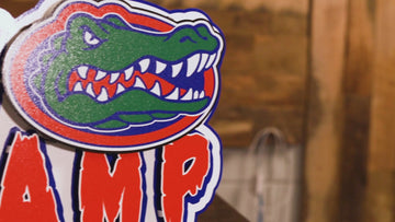 Florida Gators - Hex Head EXCLUSIVE "THE SWAMP" 3D Metal Wall Art