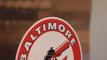 Baltimore Orioles 1970-88 Throwback 3D Vintage Metal Wall Art
