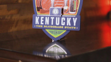 Kentucky State Badge 3D Metal Wall Art
