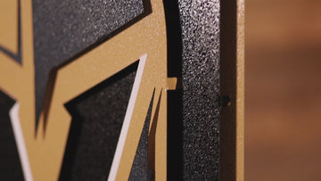 Vegas Golden Knights 3D Vintage Metal Wall Art