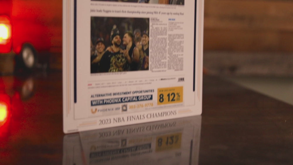 The Denver Post Nuggets 2023 NBA FINALS Front Page - JUNE 13, 2023