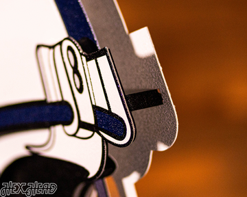 Penn State Nittany Lions BLITZ COLLECTION - 8 LAYER 3D Metal Wall Art