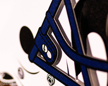 Penn State Nittany Lions BLITZ COLLECTION - 8 LAYER 3D Metal Wall Art