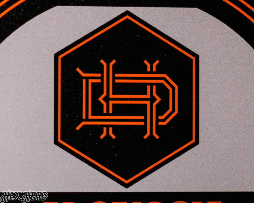 Houston Dynamo Personalized Monogram Metal Art